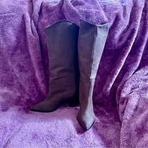 SCHUTZ Dark Brown Heeled Boots